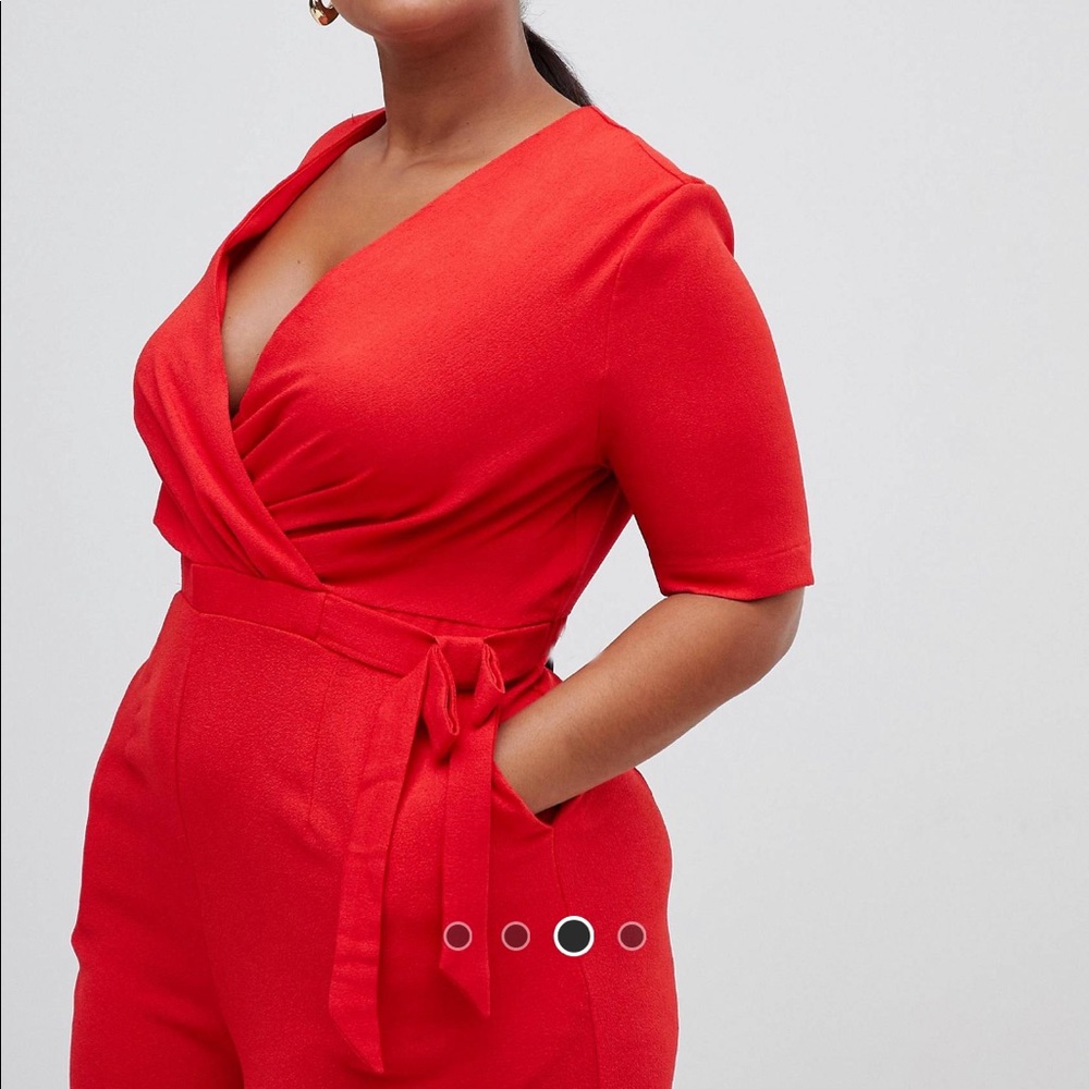 Lovedrobe red jumpsuit - Picture 3 of 4